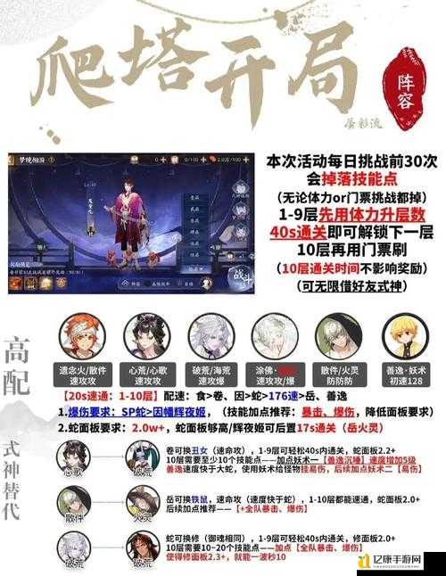 零失误!冷笑话手游爬塔阵容搭配攻略,3分钟学会过图秘籍!