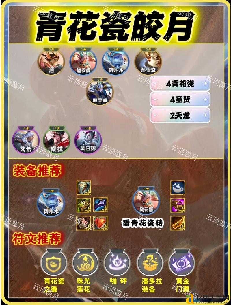 云顶之弈皎月属性全解!独家套路教你3回合横扫对手!